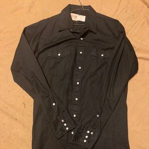 Vintage Saddle King Western Pearl Snap